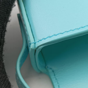 Pre-owned Celine Triomphe Blue Leather shoulderbag | stylenewstar