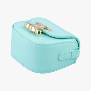 Pre-owned Celine Triomphe Blue Leather shoulderbag | stylenewstar
