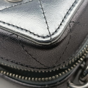 Vintage Chanel Coco Punk Cube Silver lambskin AP2529 crossbodybag | stylenewstar