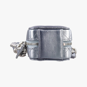Vintage Chanel Coco Punk Cube Silver lambskin AP2529 crossbodybag | stylenewstar