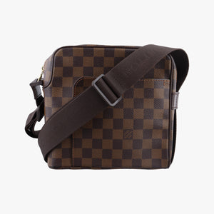 Pre-owned Louis Vuitton Olav PM EBENE Damier Canvas N41442 shoulderbag | stylenewstar