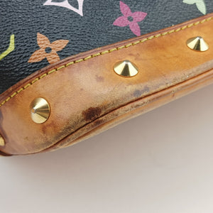 Pre-owned Louis Vuitton Alma PM Noir Monogram Multicolore M92646 handbag | stylenewstar