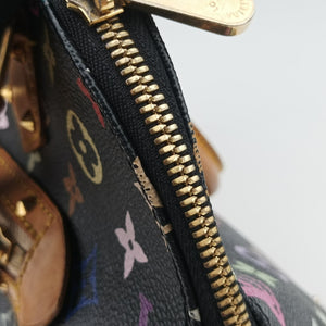Pre-owned Louis Vuitton Alma PM Noir Monogram Multicolore M92646 handbag | stylenewstar