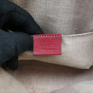 Pre-owned Gucci Microguccissima Red Leather 449654 shoulderbag | stylenewstar