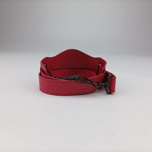 Pre-owned Balenciaga Electric Perforated Motorcycle City Red lambskin shoulderbag | stylenewstar