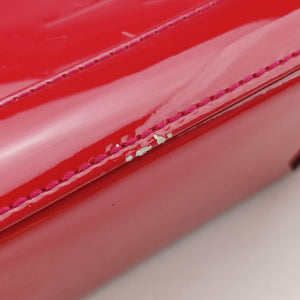 Pre-owned Louis Vuitton Alma BB pomme d'amour Vernis M90174 shoulderbag | stylenewstar