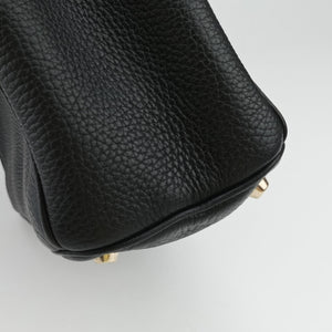 Pre-owned Christian Dior Diorissimo Black Leather shoulderbag | stylenewstar