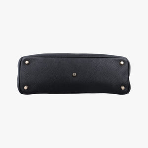 Pre-owned Christian Dior Diorissimo Black Leather shoulderbag | stylenewstar