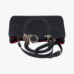 Pre-owned Christian Dior Diorissimo Black Leather shoulderbag | stylenewstar