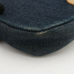 Pre-owned Christian Dior Marispearl Blue denim shoulderbag | stylenewstar