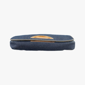 Pre-owned Christian Dior Marispearl Blue denim shoulderbag | stylenewstar
