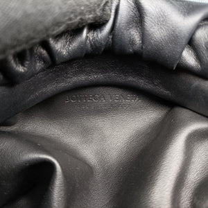 Pre-owned Bottega Veneta THE Chain Pouch Black lambskin shoulderbag | stylenewstar