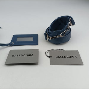 Pre-owned Balenciaga Classic City Mini Blue Lambskin handbag | stylenewstar
