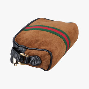 Secondhand Gucci Ophidia Brown×black×multi Suede×leather 573321 shoulderbag | stylenewstar