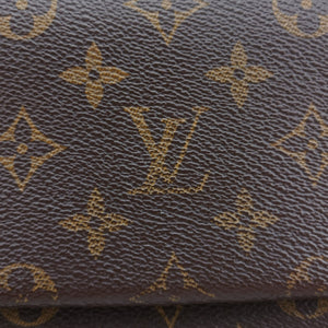 Pre-owned Louis Vuitton Cluny BB Brown Monogram canvas×calf leather M42738 shoulderbag | stylenewstar