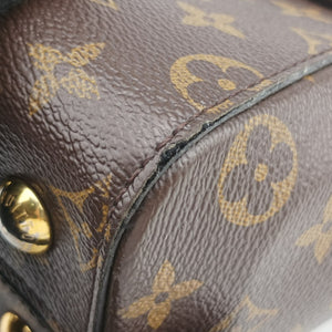 Pre-owned Louis Vuitton Cluny BB Brown Monogram canvas×calf leather M42738 shoulderbag | stylenewstar