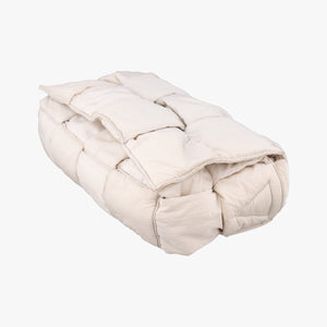 Pre-owned Bottega Veneta Padded CASSETTE White Nylon shoulderbag | stylenewstar