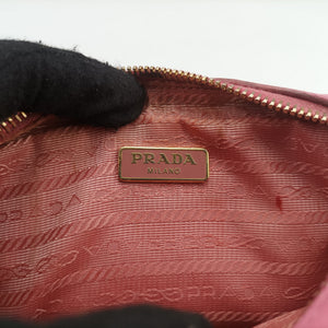 Pre-owned Prada Mini Boston bag Pink SAFFIANO Leather BL0705 shoulderbag | stylenewstar