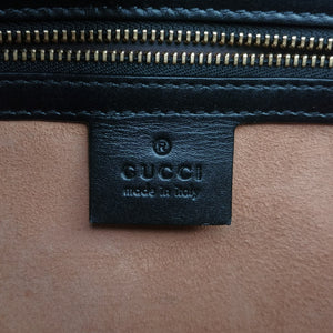 Pre-owned Gucci Sylvie Black Leather 421882 shoulderbag | stylenewstar