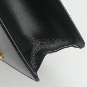 Pre-owned Gucci Sylvie Black Leather 421882 shoulderbag | stylenewstar