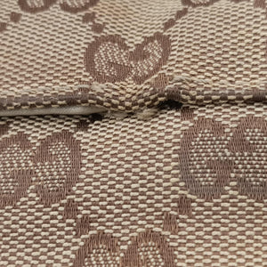 Pre-owned Gucci logo plate White×Beige Leather×Canvas 145993 handbag | stylenewstar