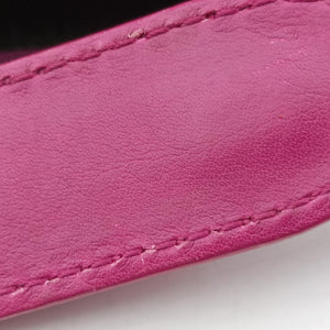 Pre-owned Christian Dior Oblique heart Rose Nylon handbag | stylenewstar