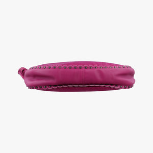 Pre-owned Christian Dior Oblique heart Rose Nylon handbag | stylenewstar