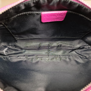 Pre-owned Christian Dior Oblique heart Rose Nylon handbag | stylenewstar