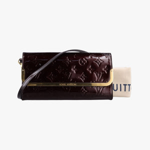 Pre-owned Louis Vuitton Rossmore MM Amarante Vernis M91551 clutchbag | stylenewstar
