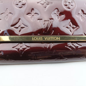 Pre-owned Louis Vuitton Rossmore MM Amarante Vernis M91551 clutchbag | stylenewstar