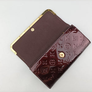 Pre-owned Louis Vuitton Rossmore MM Amarante Vernis M91551 clutchbag | stylenewstar