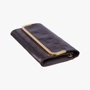 Pre-owned Louis Vuitton Rossmore MM Amarante Vernis M91551 clutchbag | stylenewstar