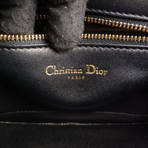 Pre-owned Christian Dior Diorama Black Leather shoulderbag | stylenewstar
