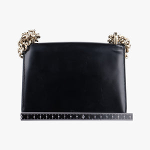 Pre-owned Christian Dior Diorama Black Leather shoulderbag | stylenewstar