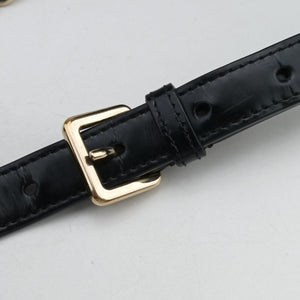Pre-owned Christian Dior Diorama Black Leather shoulderbag | stylenewstar