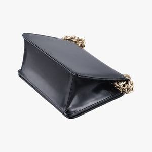 Pre-owned Christian Dior Diorama Black Leather shoulderbag | stylenewstar