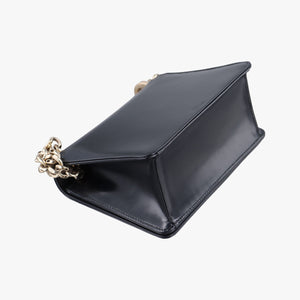 Pre-owned Christian Dior Diorama Black Leather shoulderbag | stylenewstar