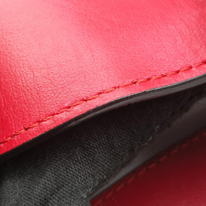 Pre-owned Christian Louboutin Explora funk Black×Red leather backpack/rucksack | stylenewstar