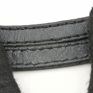 Pre-owned Fendi Zucchino Black Canvas x Leather handbag | stylenewstar