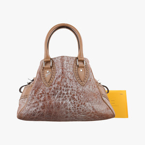 Pre-owned Fendi Etniko Brown Leather 8BN157 handbag | stylenewstar