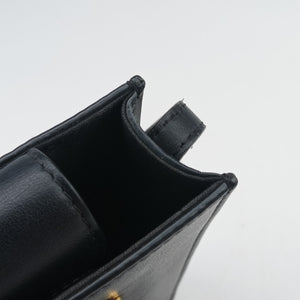 Vintage Fendi Phone Pouch Black Leather 7AS192 shoulderbag | stylenewstar