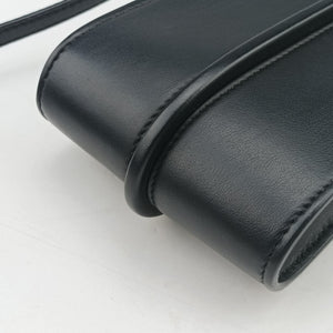 Vintage Fendi Phone Pouch Black Leather 7AS192 shoulderbag | stylenewstar