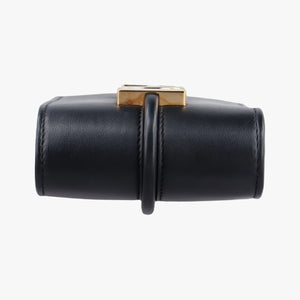 Vintage Fendi Phone Pouch Black Leather 7AS192 shoulderbag | stylenewstar