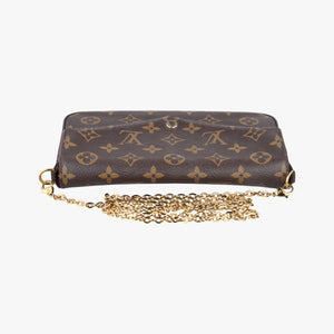 Secondhand Louis Vuitton Pochette Felicie Brown Monogram Canvas M61276 shoulderbag | stylenewstar