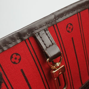 Secondhand Louis Vuitton NEVERFULL MM EBENE Damier Canvas N51105 handbag | stylenewstar