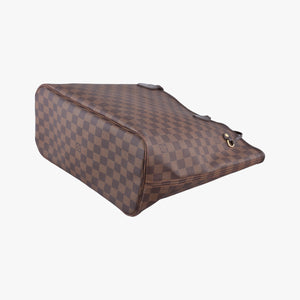 Secondhand Louis Vuitton NEVERFULL MM EBENE Damier Canvas N51105 handbag | stylenewstar