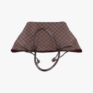 Secondhand Louis Vuitton NEVERFULL MM EBENE Damier Canvas N51105 handbag | stylenewstar