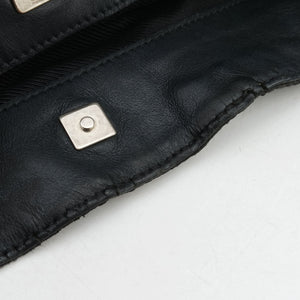 Pre-owned Gucci Bamboo GG Canvas Black canvas×leather 001-40 shoulderbag | stylenewstar