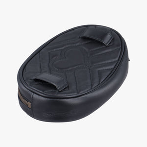 Vintage Gucci GG Marmont Black Leather 476434 bum bag/waist bag | stylenewstar