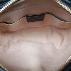 Pre-owned Gucci Ophidia Black Suede 517076 shoulderbag | stylenewstar